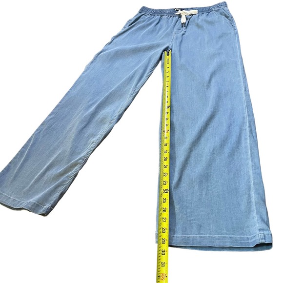 Rewash Light Blue Wide Leg Pants - Picture 9 of 10